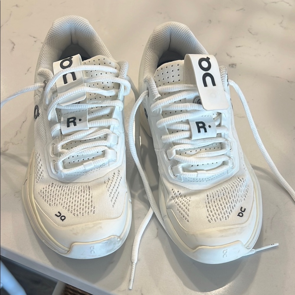 On Running White Athletic Shoes